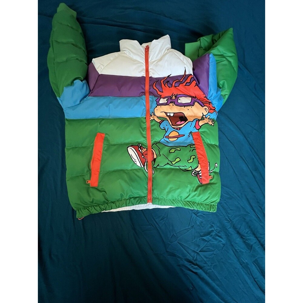Rugrats Chuckie Sz 2XL Freeze Max Raglan Full-Zip Olympic Collar Puffer Jacket